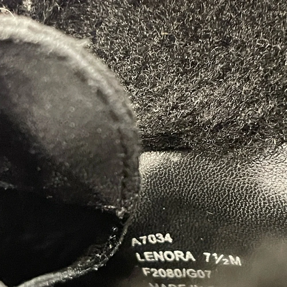 Coach Lenora black suede ankle boots - Picture 11 of 11